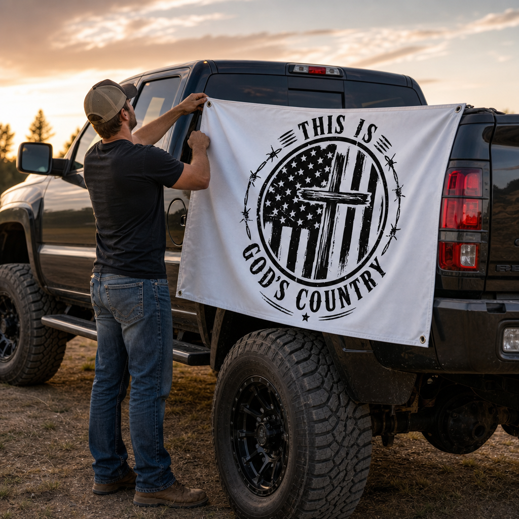This Is God's Country Flag